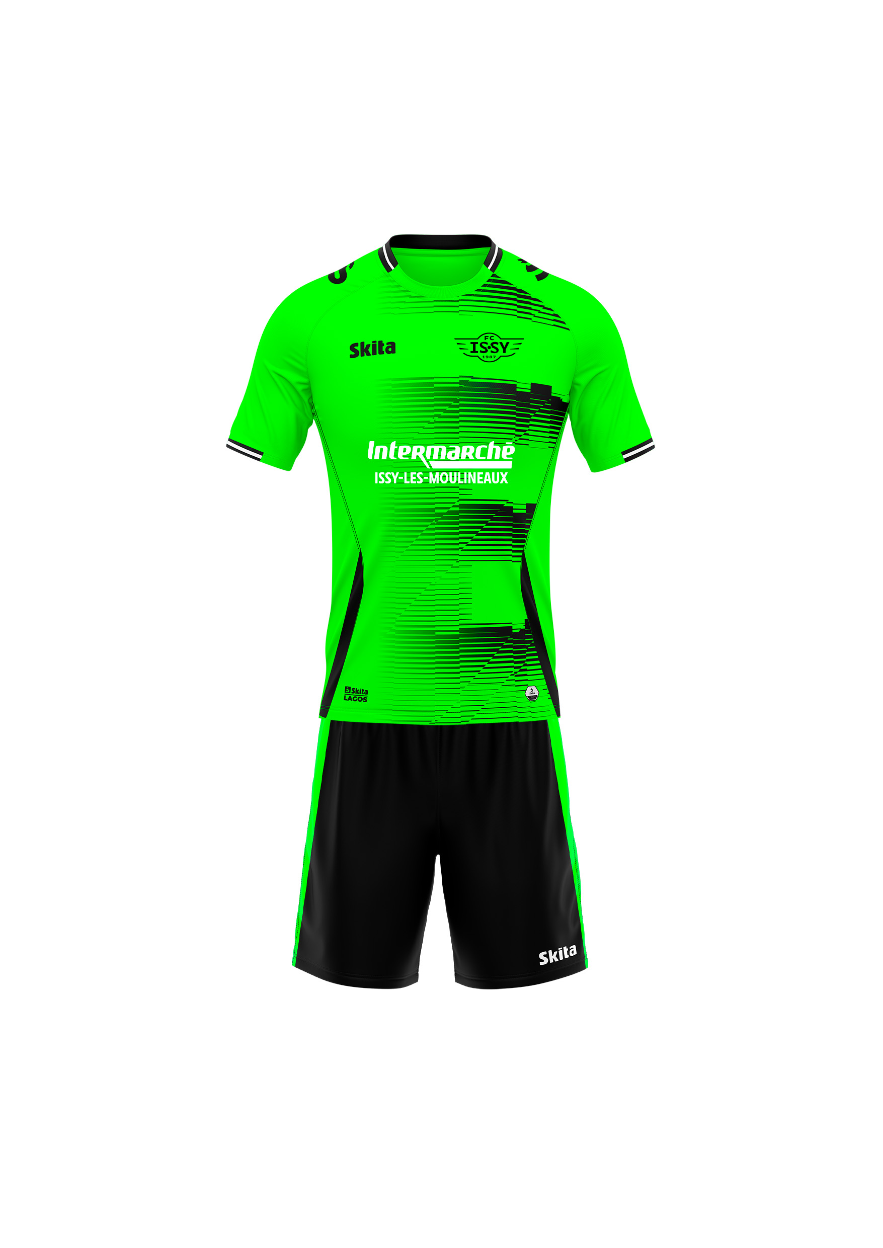 Maillot short LAGOS gardien &Eacute;COLE DE FOOT (FC Issy)